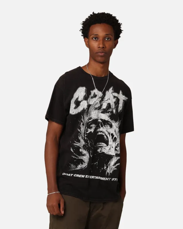 Goat Crew Pain Studios T-Shirt Black Wash sold by Culture Kings