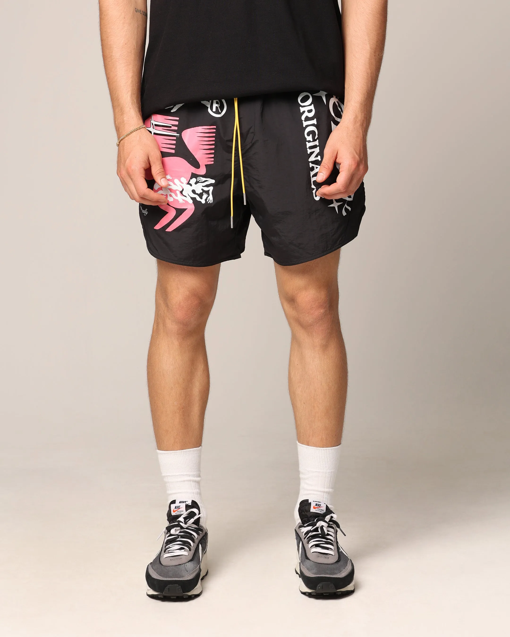 Loiter Rodeo Walk Shorts Black sold by Culture Kings