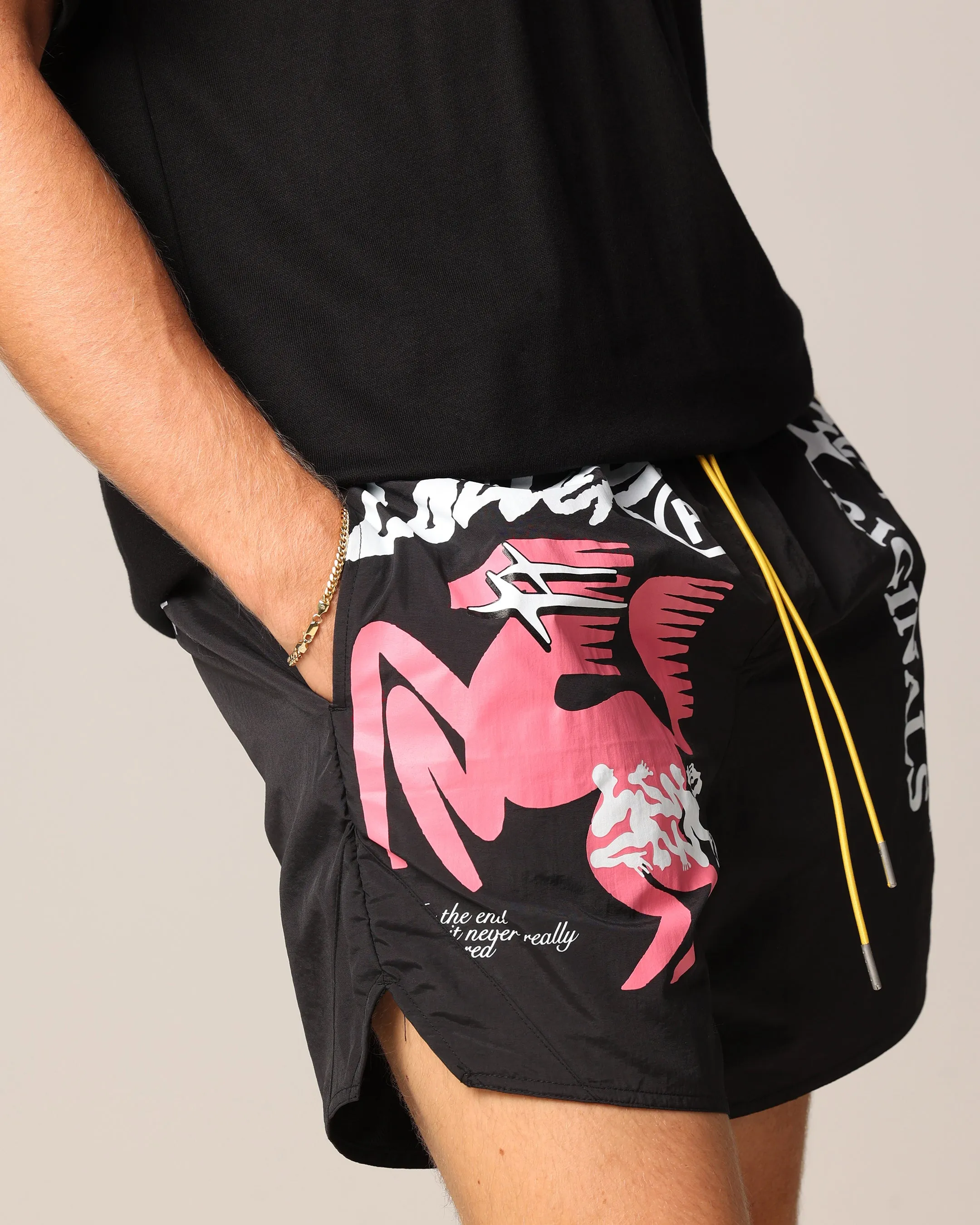 Loiter Rodeo Walk Shorts Black sold by Culture Kings product image thumbnail 3