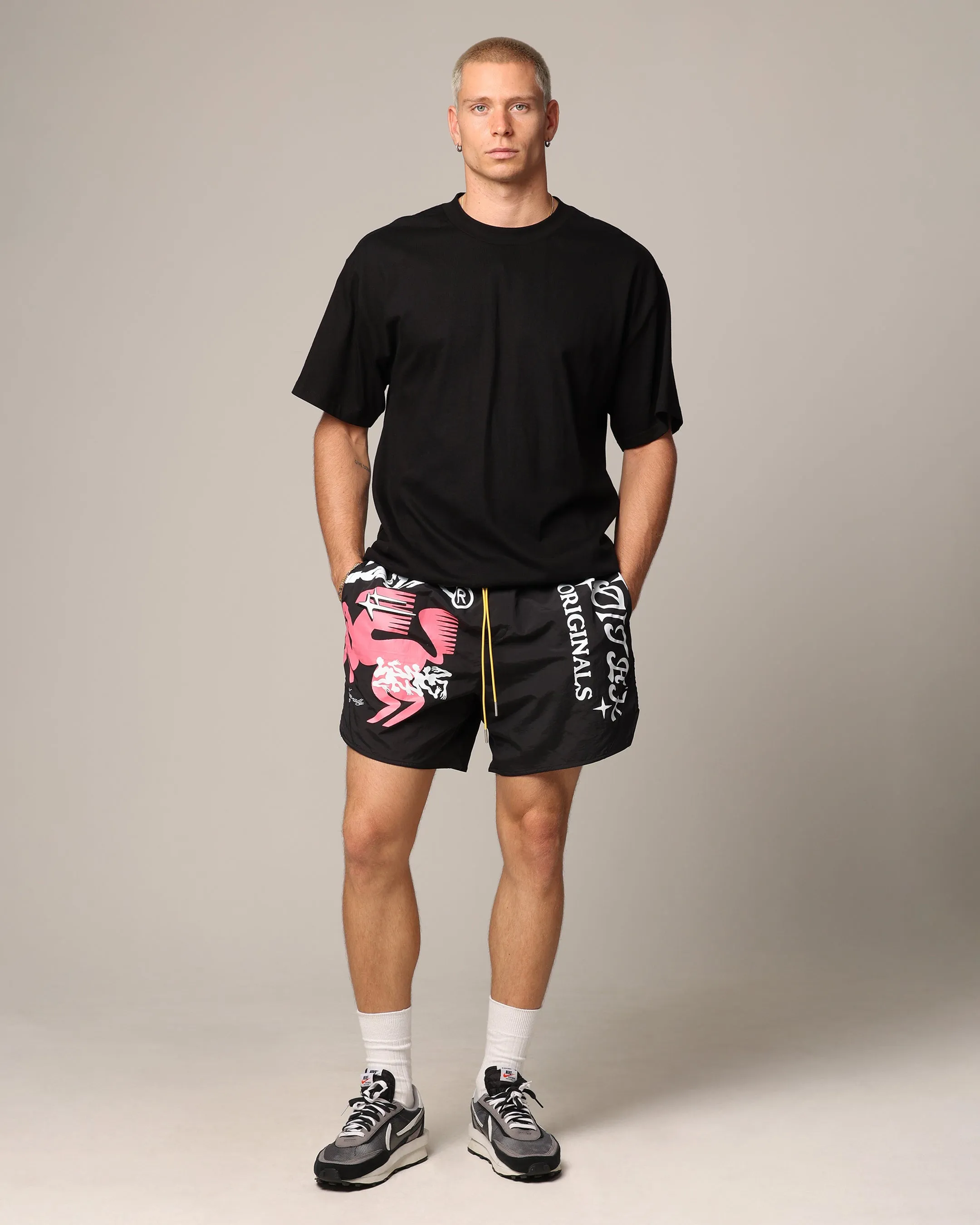 Loiter Rodeo Walk Shorts Black sold by Culture Kings product image thumbnail 2