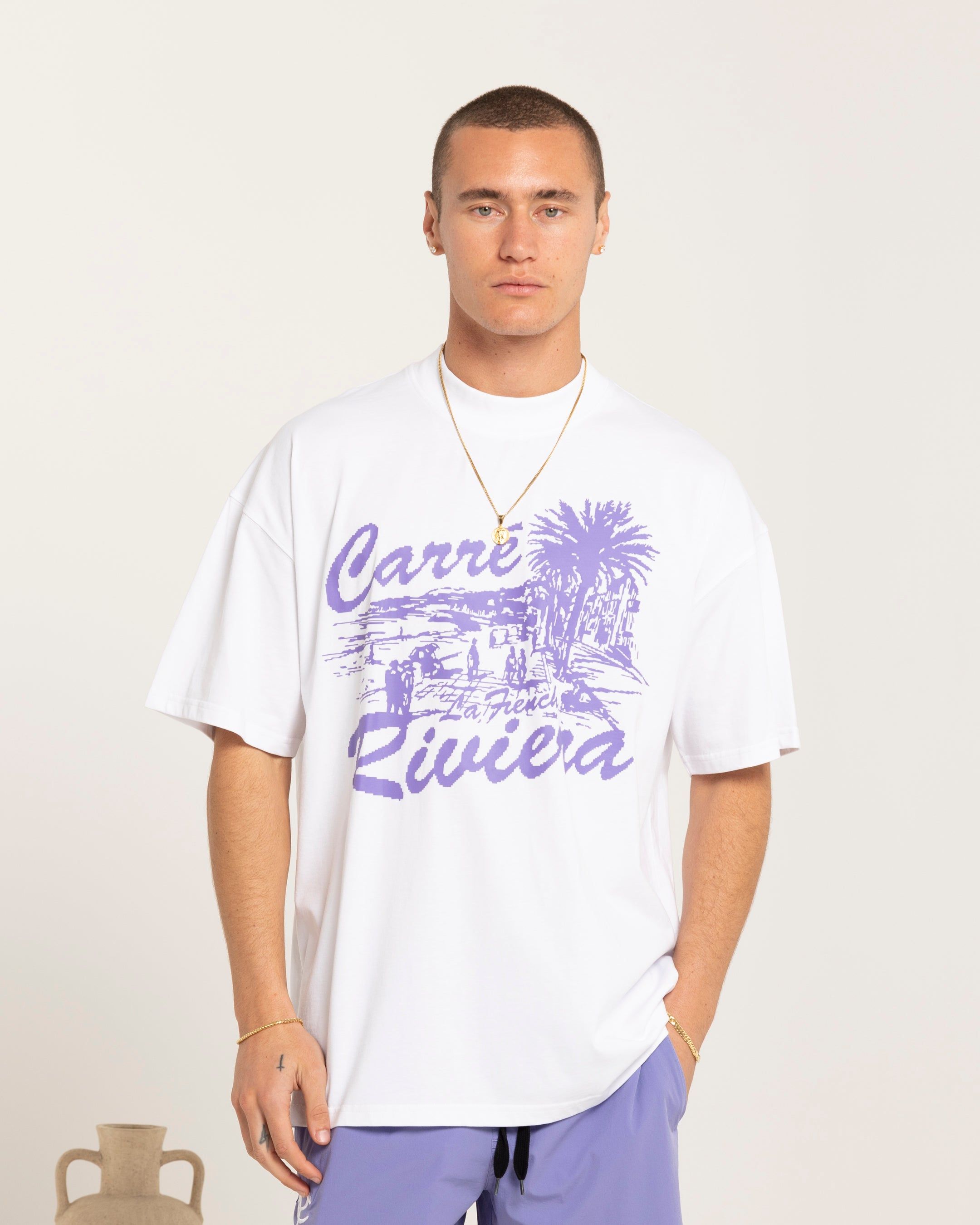 Carre Riviera Oversized T-Shirt White sold by Culture Kings