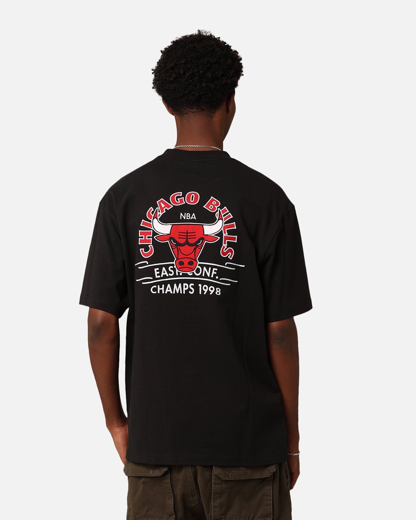 Mitchell & Ness Chicago Bulls Arch T-Shirt Faded Black sold by Culture Kings product image thumbnail 4