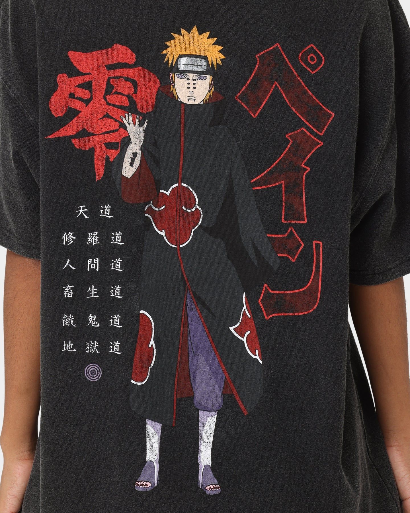 Goat Crew X Naruto Pain Heavyweight Vintage T-Shirt Vintage Black sold by Culture Kings product image thumbnail 5