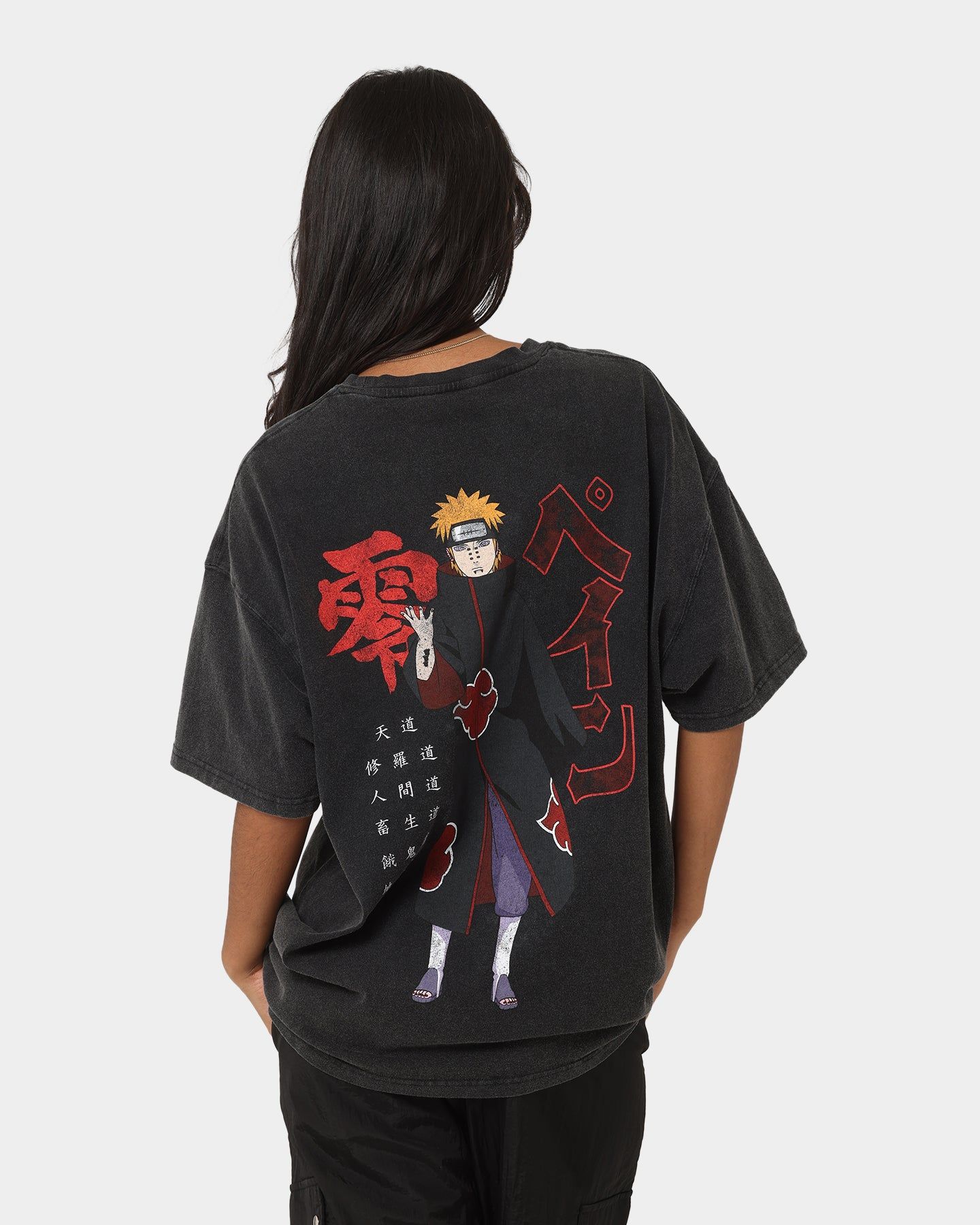 Goat Crew X Naruto Pain Heavyweight Vintage T-Shirt Vintage Black sold by Culture Kings product image thumbnail 2