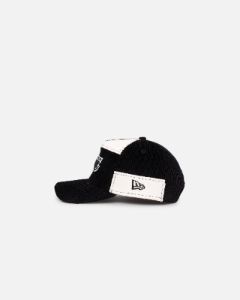 New Era Los Angeles Lakers 'Patchwork Corduroy' 9FORTY A-Frame Snapback Black/Cream sold by Culture Kings