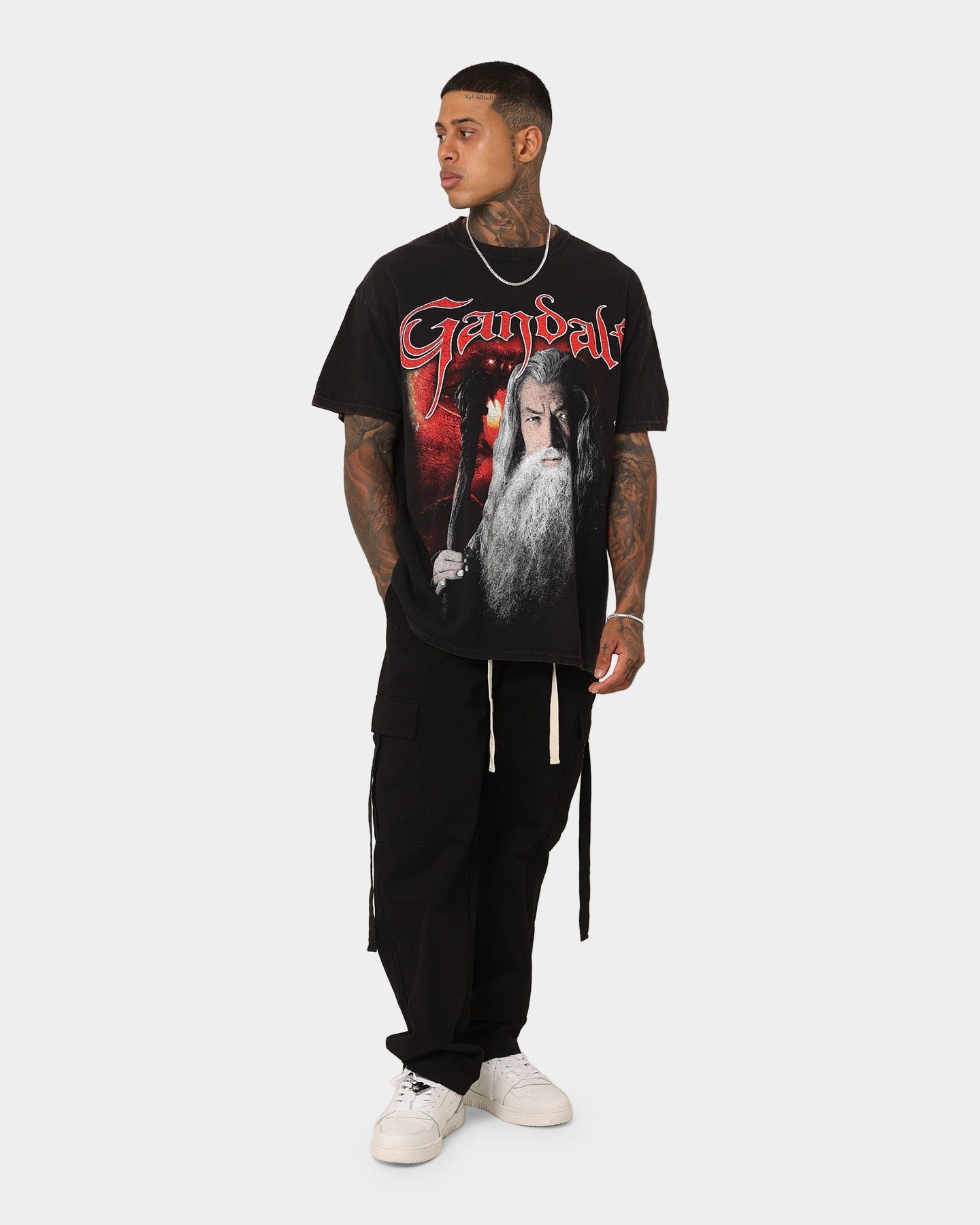 American Thrift X The Lord Of The Rings Gandalf Vintage T-Shirt Black Wash sold by Culture Kings product image thumbnail 3