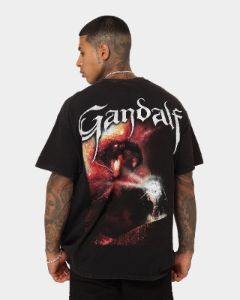 American Thrift X The Lord Of The Rings Gandalf Vintage T-Shirt Black Wash sold by Culture Kings