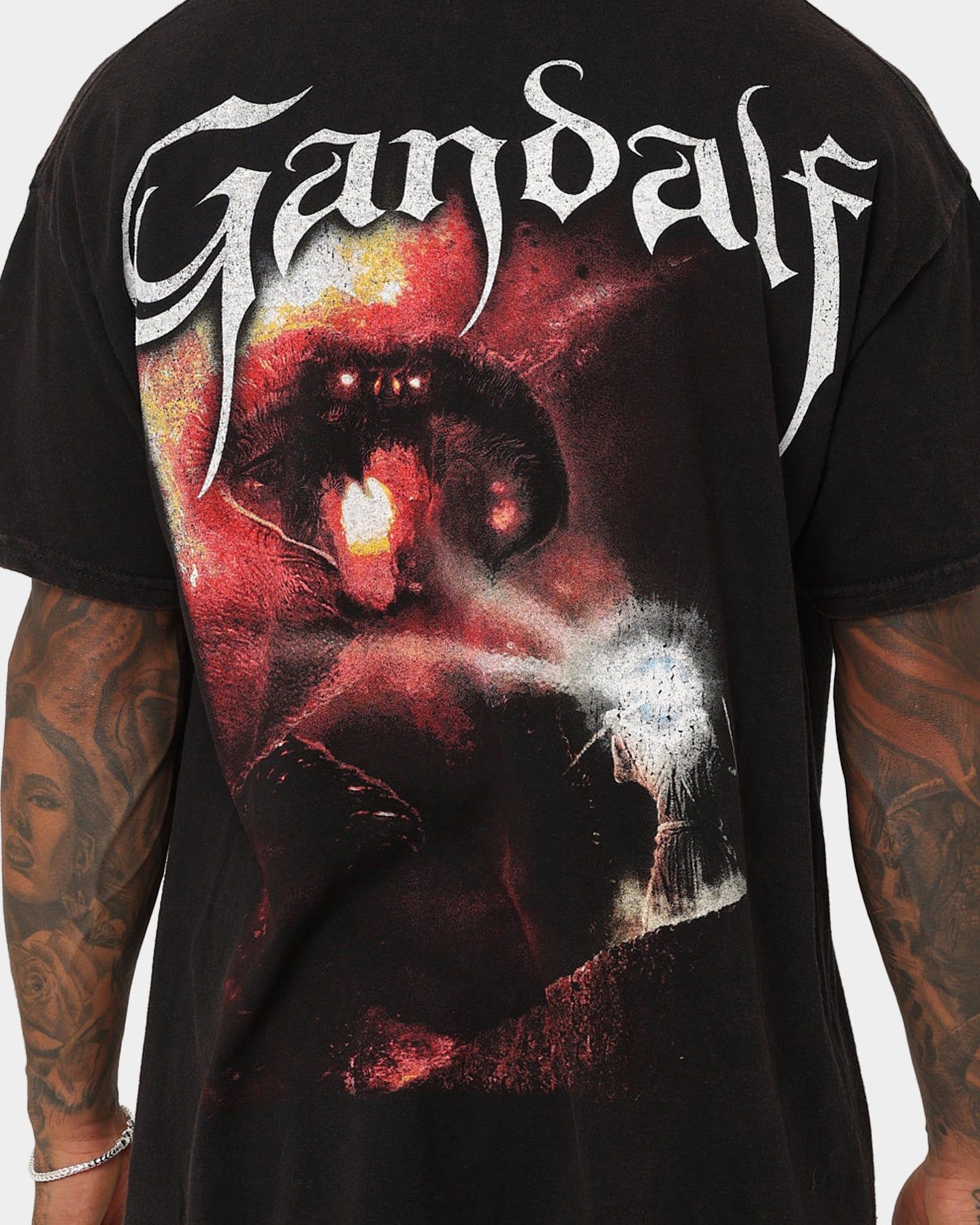 American Thrift X The Lord Of The Rings Gandalf Vintage T-Shirt Black Wash sold by Culture Kings product image thumbnail 5