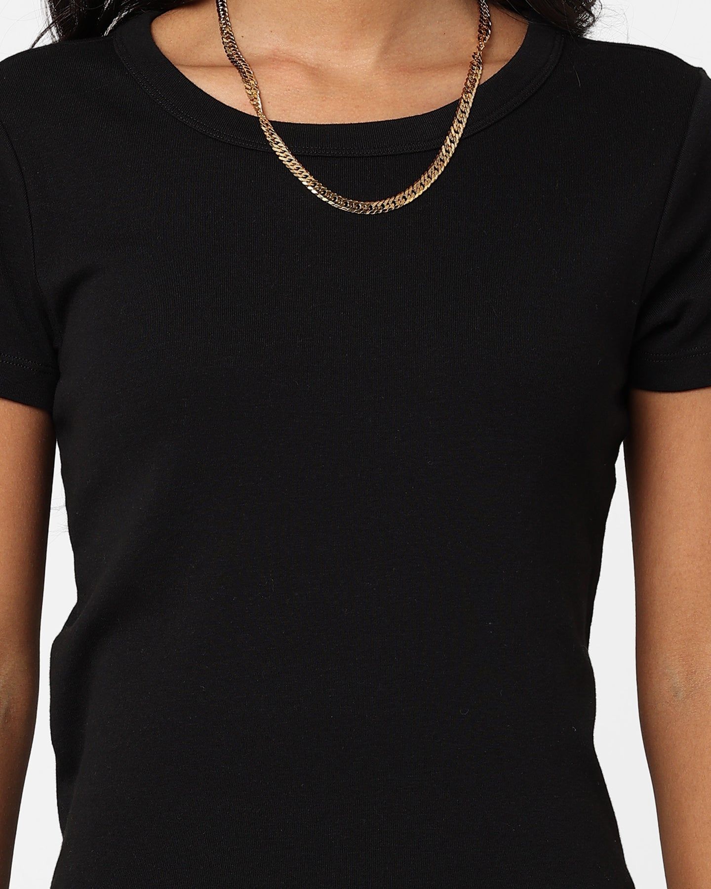 AS Colour Women's Organic Rib T-Shirt Black sold by Culture Kings product image thumbnail 3