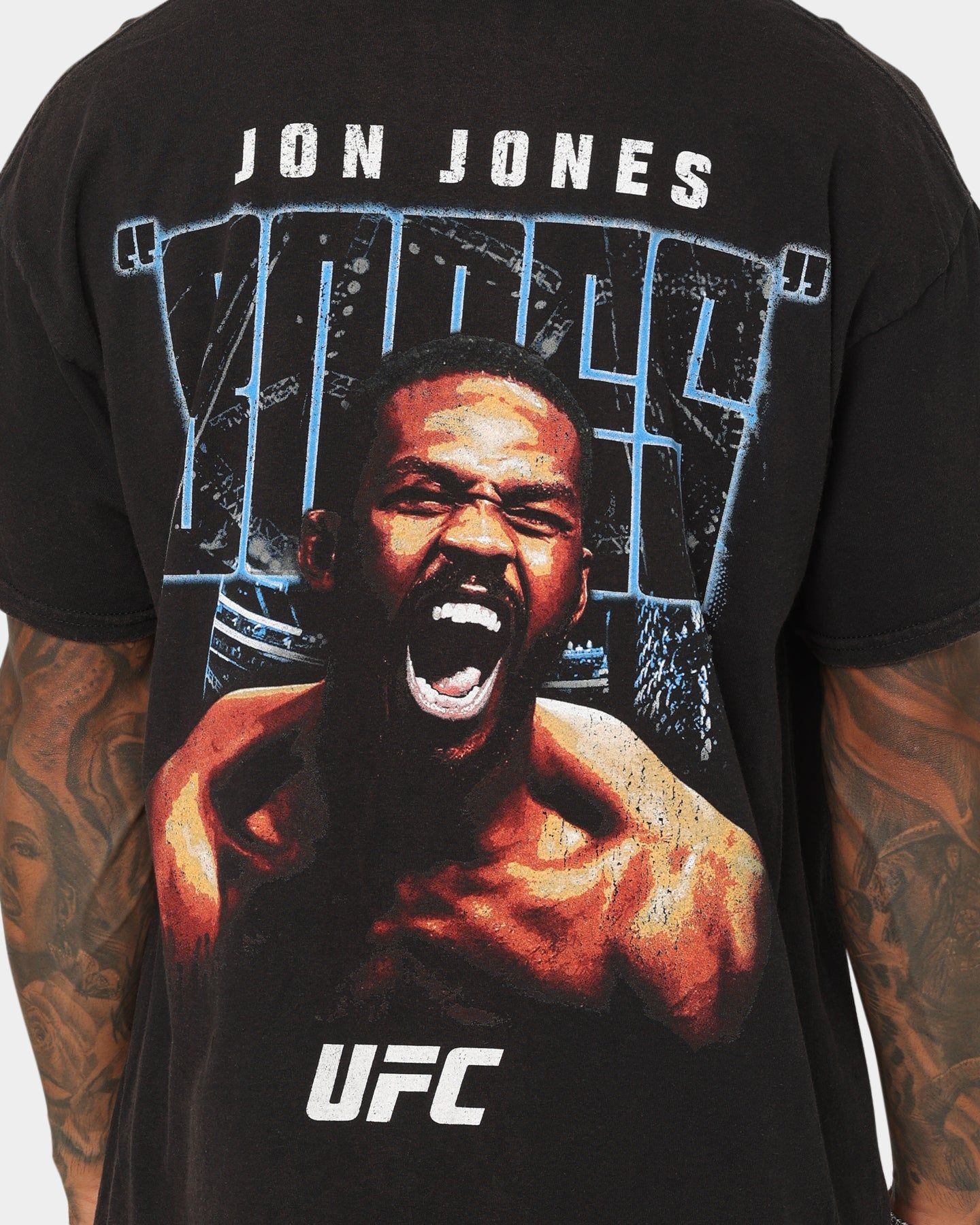 Goat Crew X UFC Jon Jones Bones Vintage T-Shirt Black Wash sold by Culture Kings product image thumbnail 5