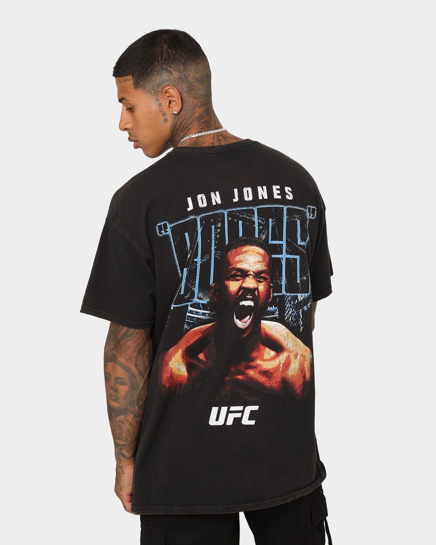 Goat Crew X UFC Jon Jones Bones Vintage T-Shirt Black Wash sold by Culture Kings product image thumbnail 2