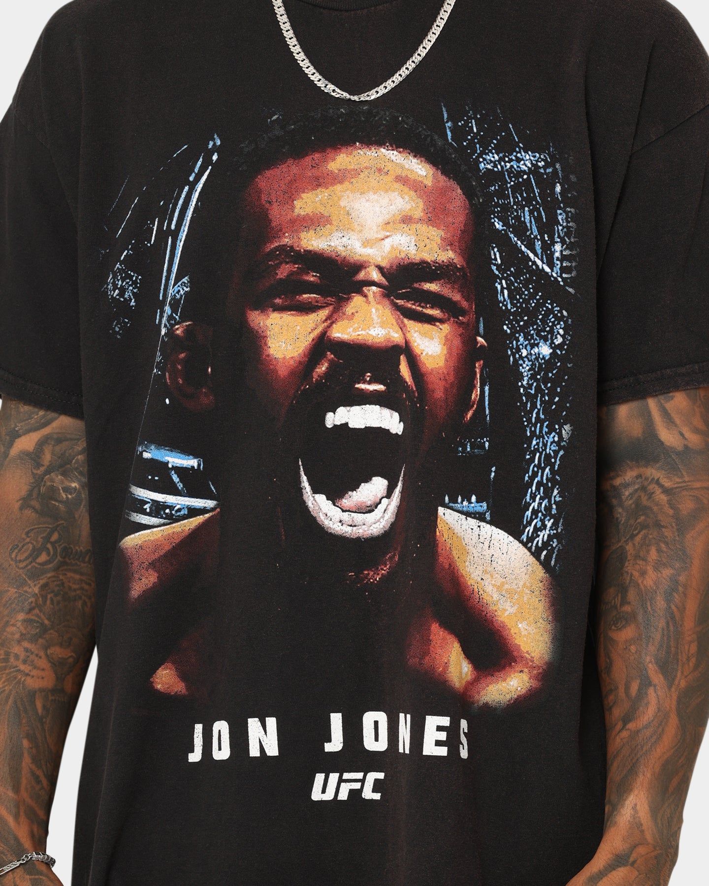 Goat Crew X UFC Jon Jones Bones Vintage T-Shirt Black Wash sold by Culture Kings product image thumbnail 4