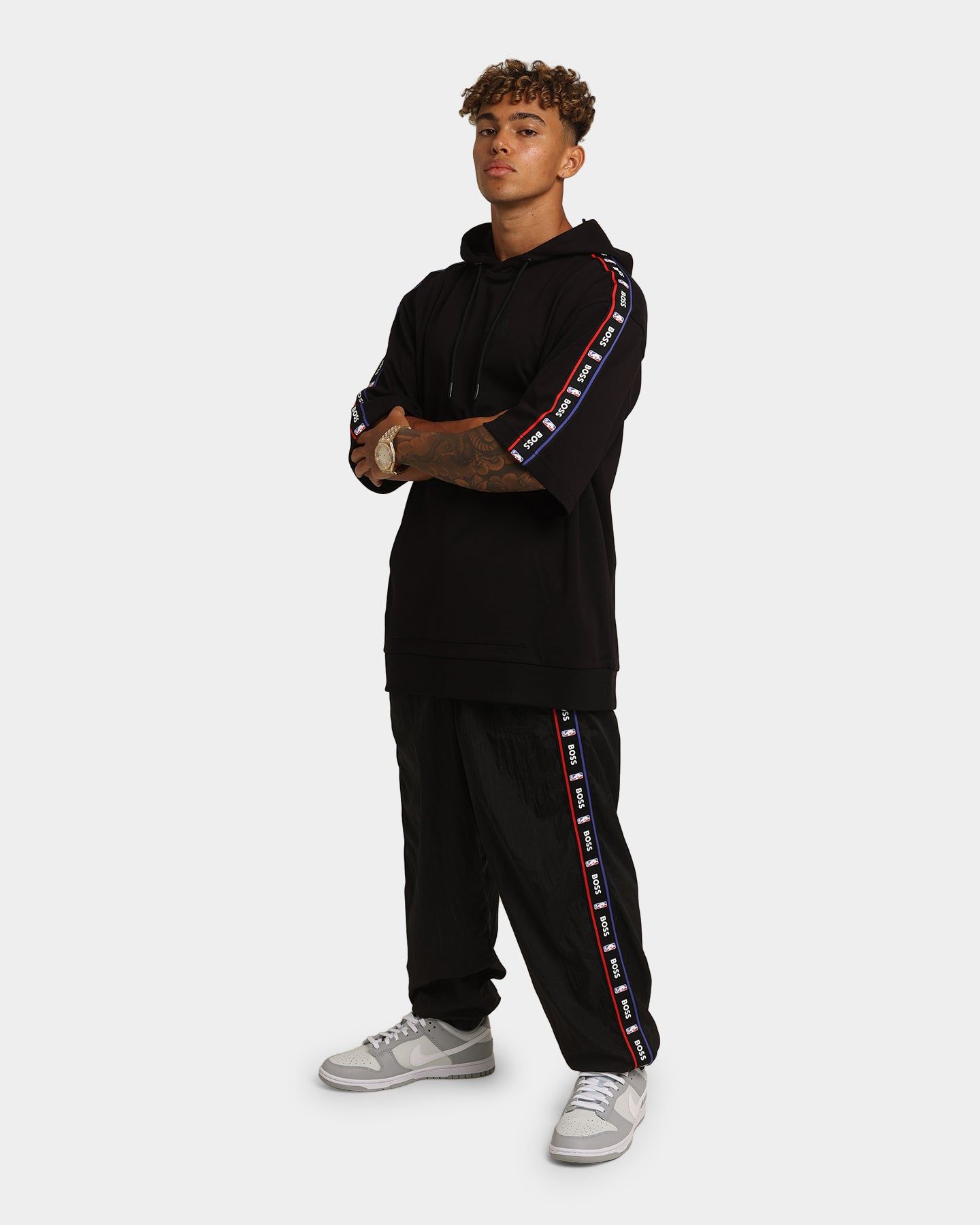 Hugo Boss Hugo Boss X NBA Nylon Track Pants Black sold by Culture Kings product image thumbnail 2