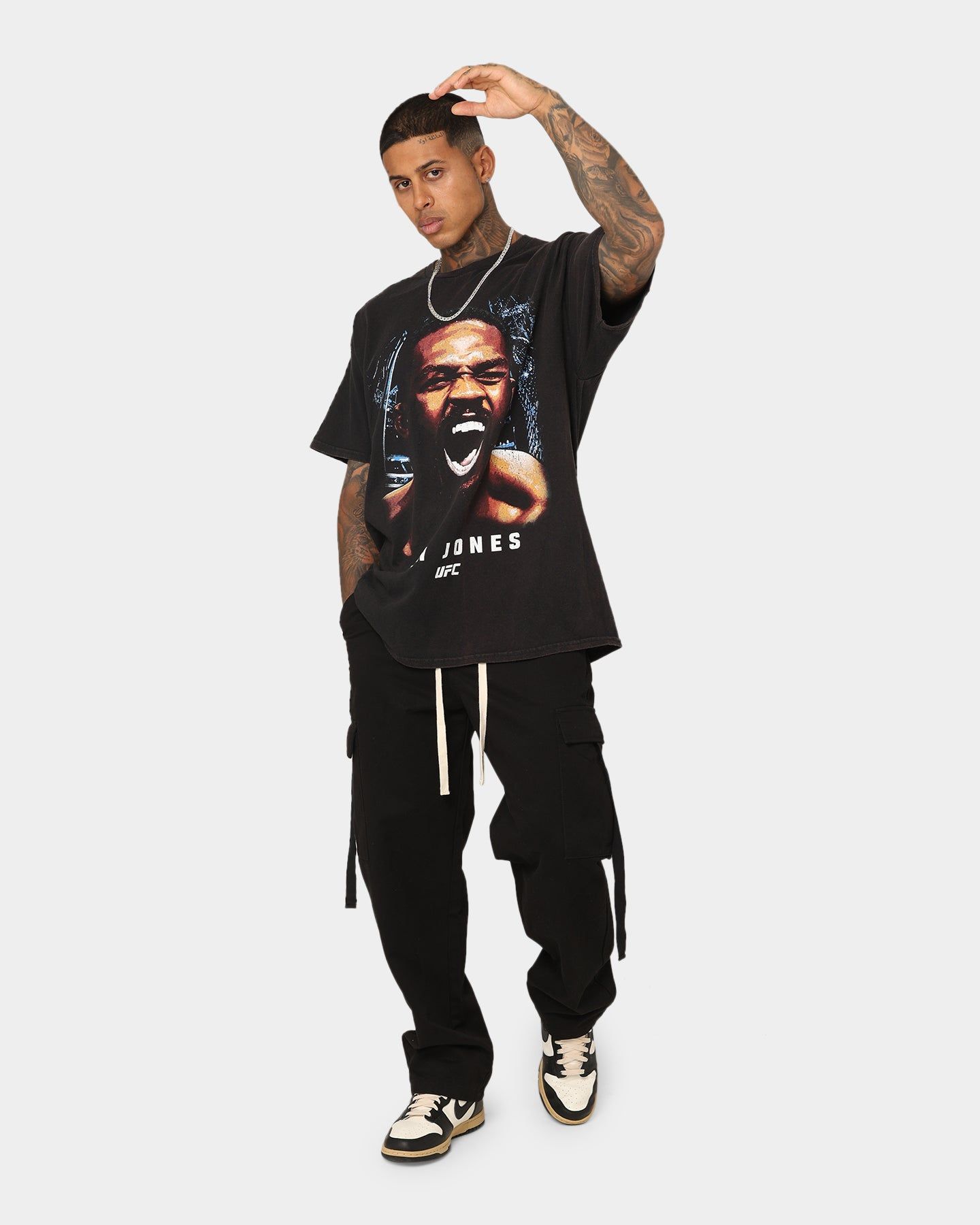 Goat Crew X UFC Jon Jones Bones Vintage T-Shirt Black Wash sold by Culture Kings product image thumbnail 3
