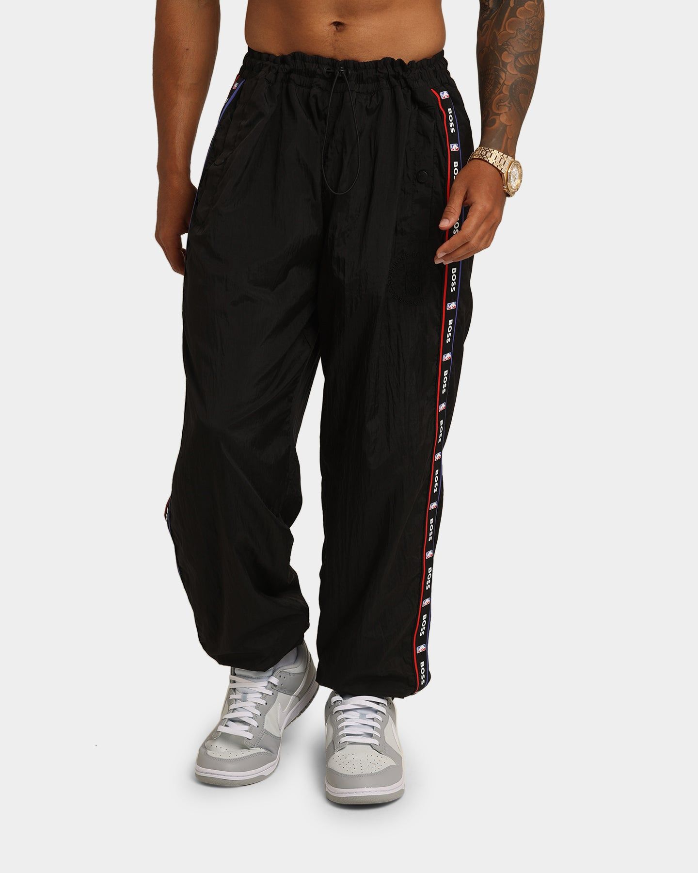 Hugo Boss Hugo Boss X NBA Nylon Track Pants Black sold by Culture Kings