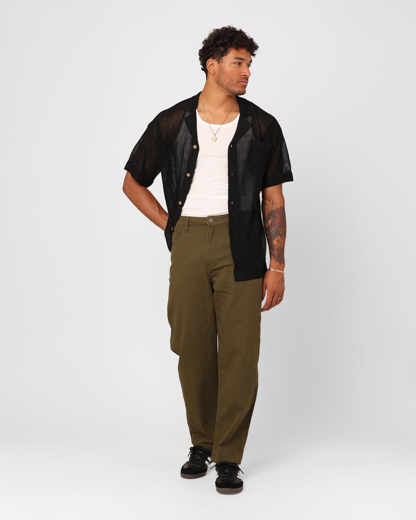 XXIII Ryda Button Up Shirt Black sold by Culture Kings product image thumbnail 2