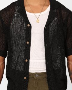 XXIII Ryda Button Up Shirt Black sold by Culture Kings