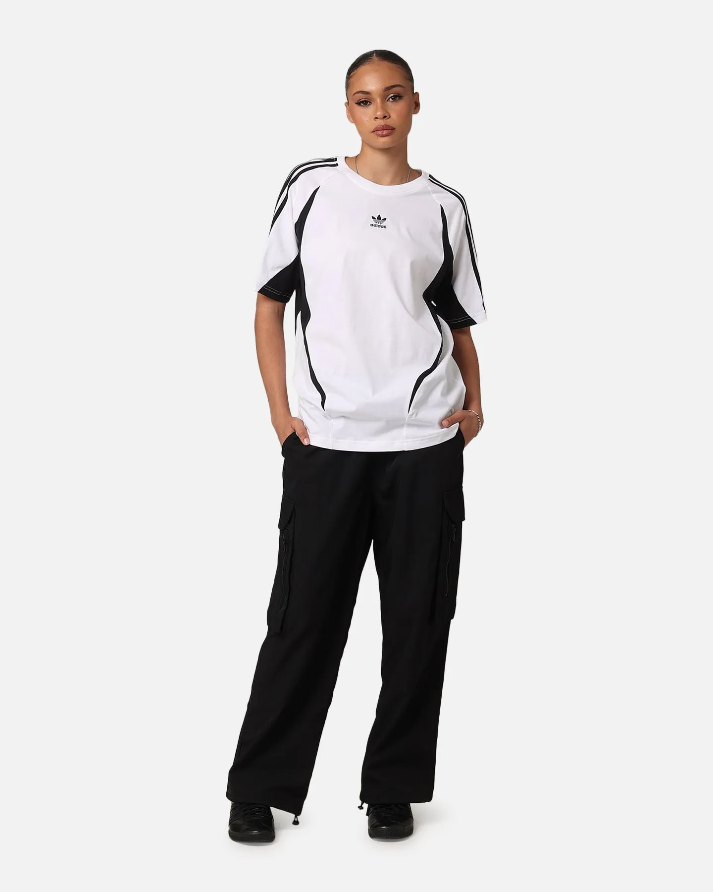 Adidas Archive T-Shirt White/Black sold by Culture Kings product image thumbnail 2