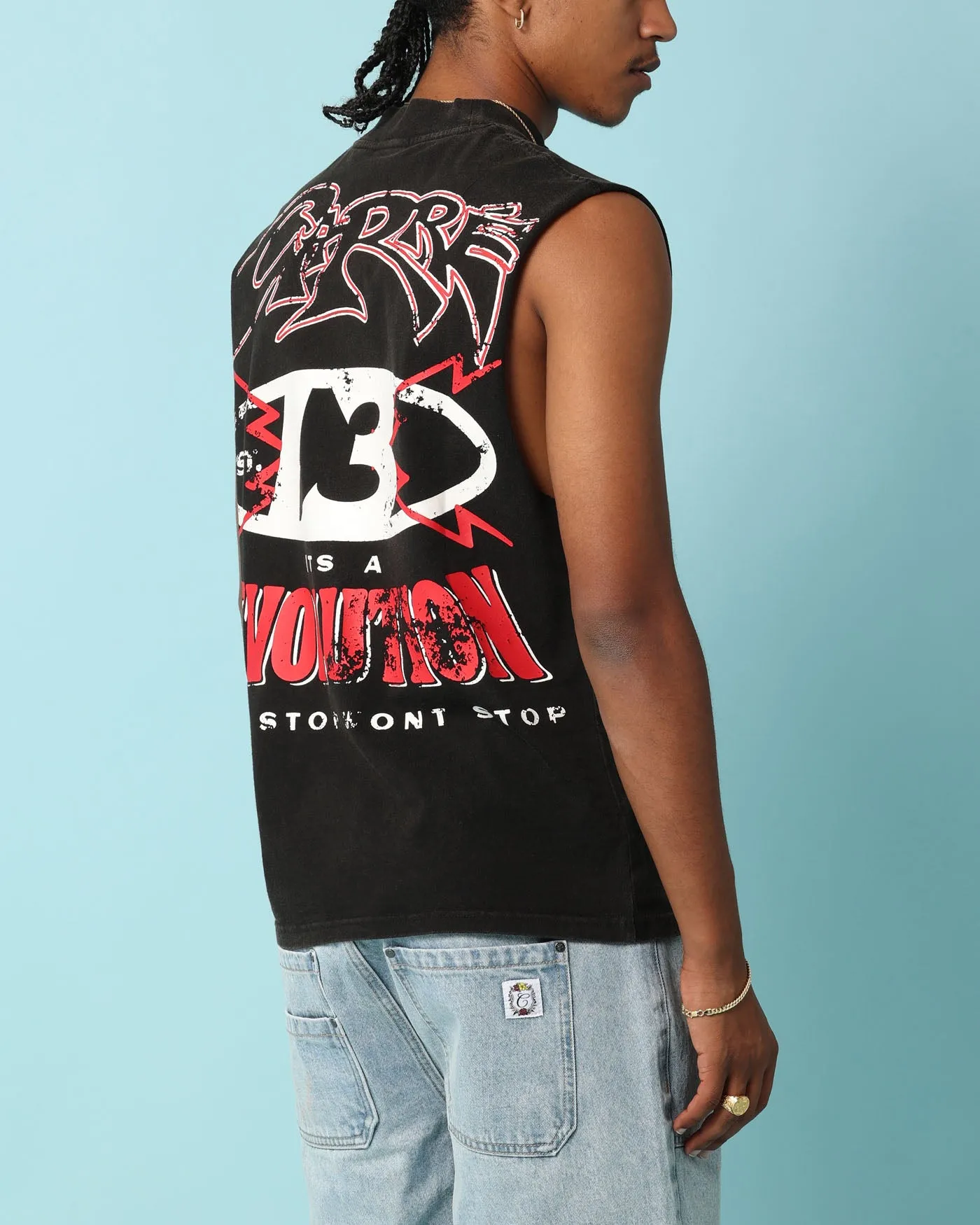 Carré Rev 13 Muscle T-Shirt Vintage Black sold by Culture Kings product image thumbnail 4