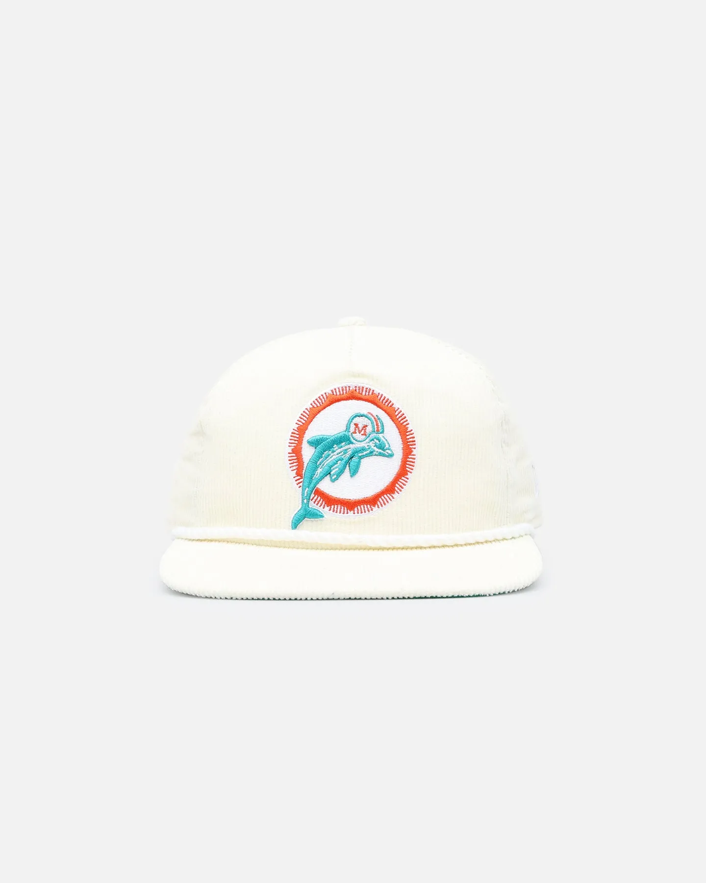New Era Miami Dolphins 'Throwback Corduroy' Golfer Snapback Chrome sold by Culture Kings