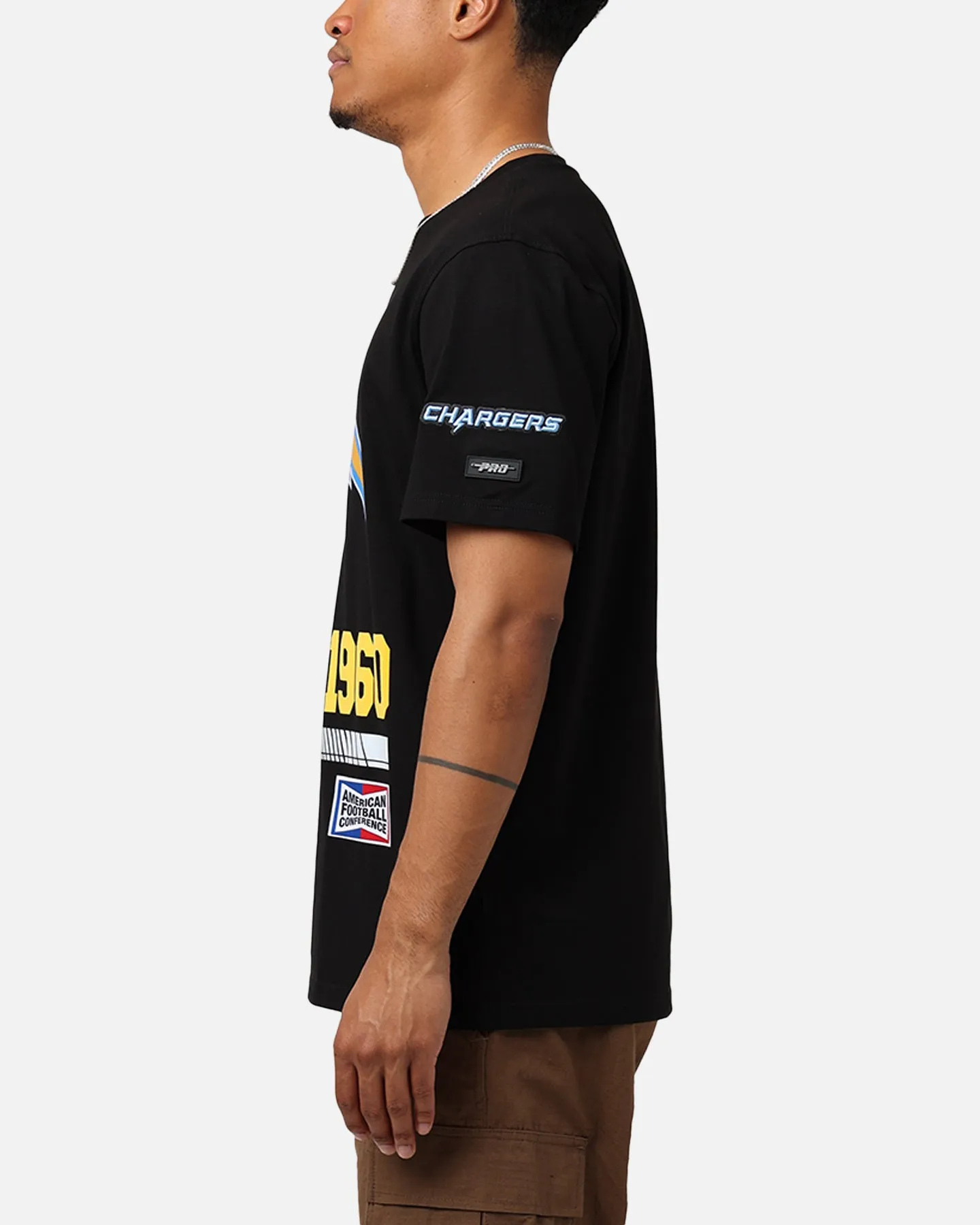Pro Standard Los Angeles Chargers Fast Lane SJ T-Shirt Black sold by Culture Kings product image thumbnail 5