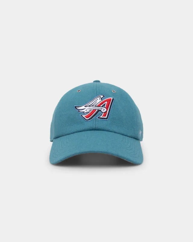 47 Brand Los Angeles Angels Wooly '47 Clean Up Strapback Columbia sold by Culture Kings