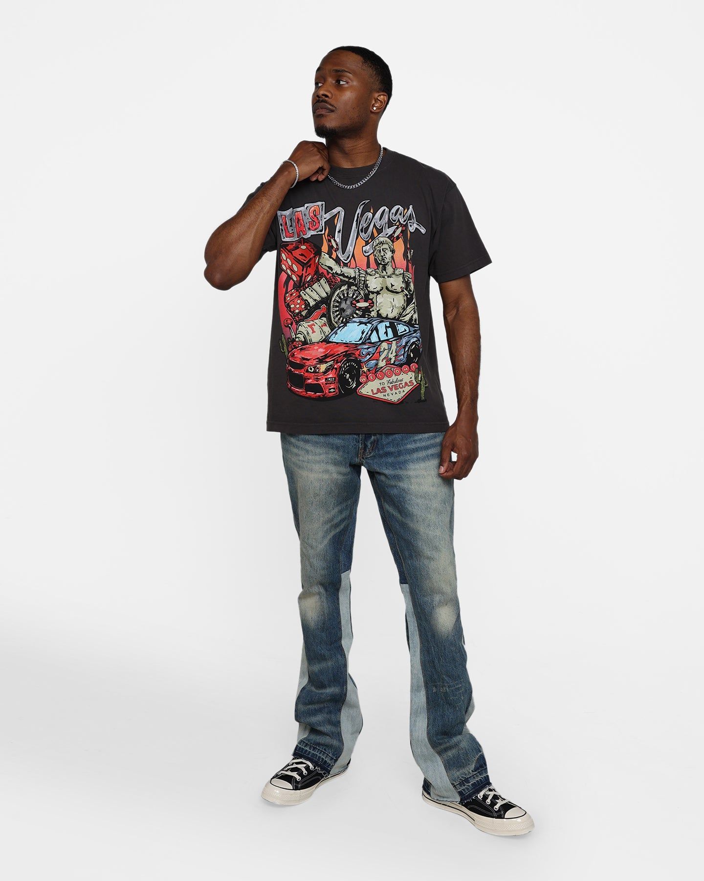 Goat Crew Dice Roll T-Shirt Black Wash sold by Culture Kings product image thumbnail 3