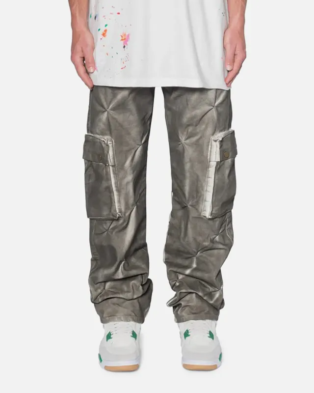MNML V671 Lichen Pinched Denim Jeans Washed Olive sold by Culture Kings