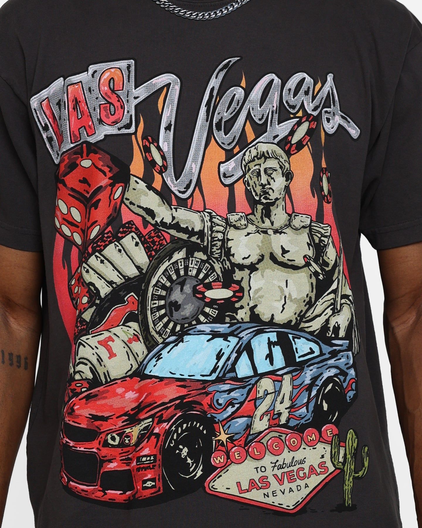 Goat Crew Dice Roll T-Shirt Black Wash sold by Culture Kings product image thumbnail 4