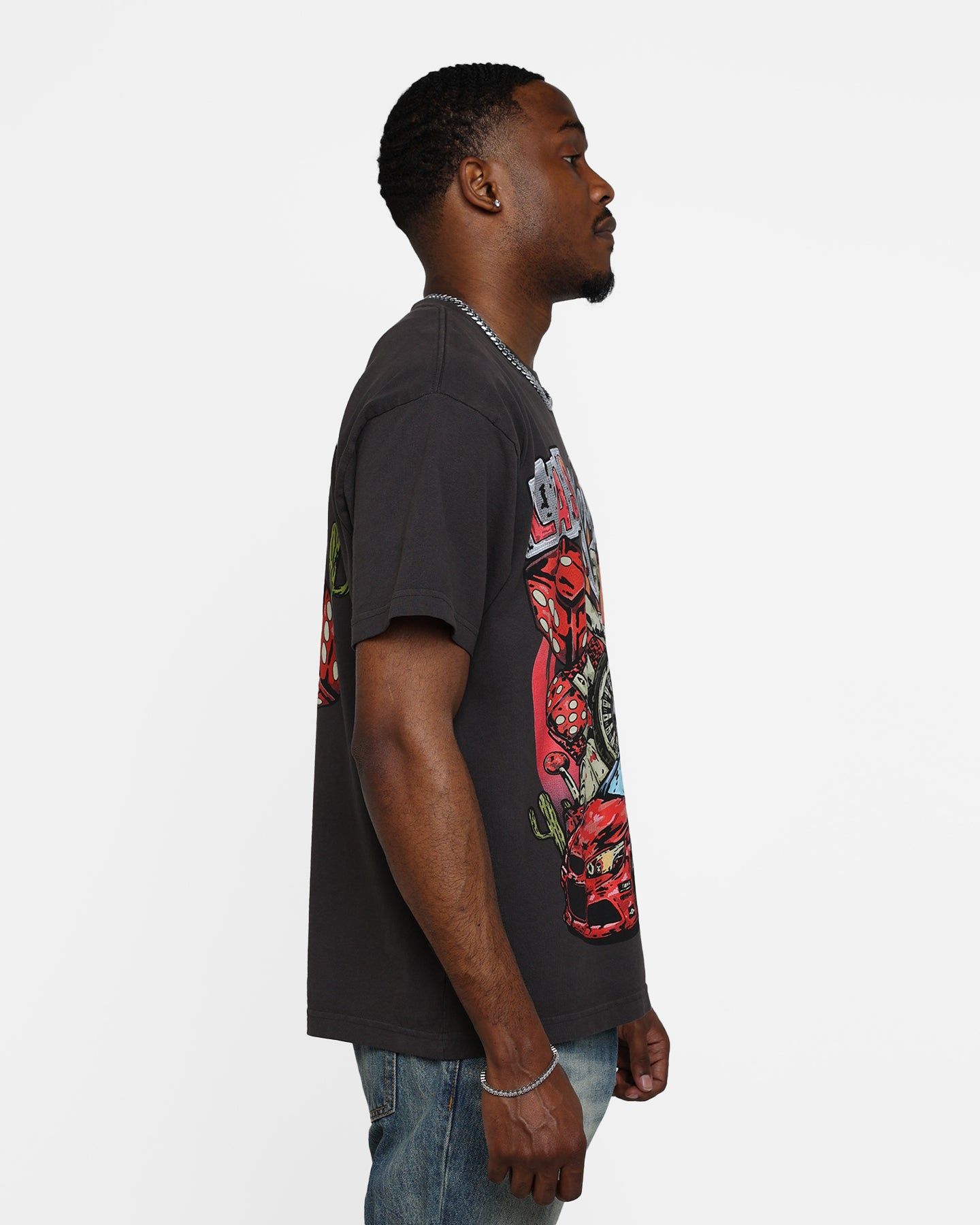 Goat Crew Dice Roll T-Shirt Black Wash sold by Culture Kings product image thumbnail 6