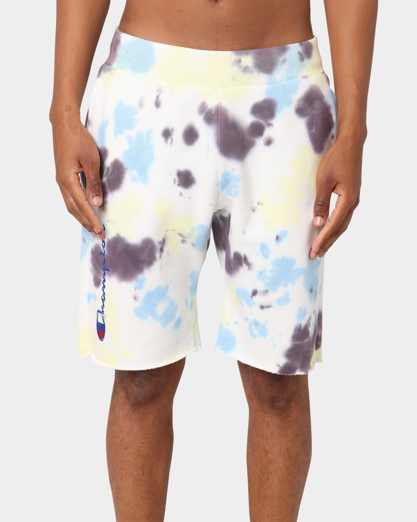 Champion Reverse Weave Cloud Dye Cut-Off Shorts Print 3c7 sold by Culture Kings product image thumbnail 4
