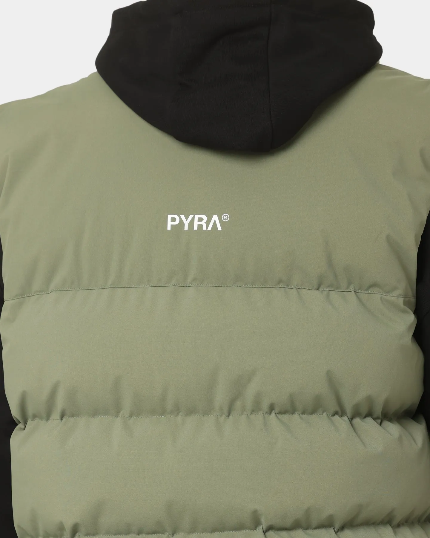PYRA Sleeveless Puffa Vest Olive Green sold by Culture Kings product image thumbnail 4