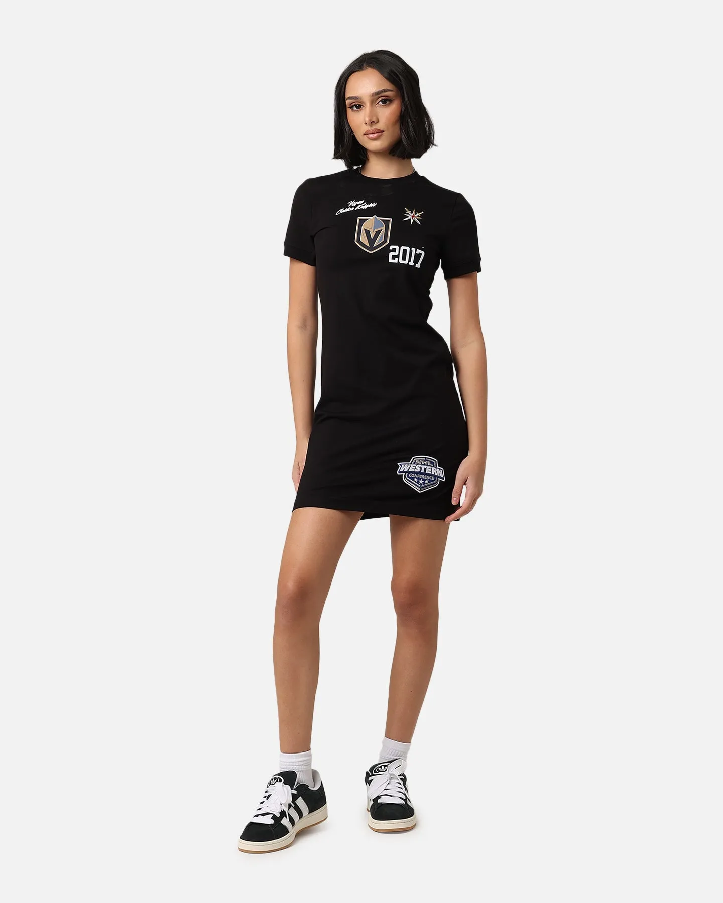 Pro Standard Women's Vegas Golden Knights Bodycon Mini Dress Black sold by Culture Kings product image thumbnail 2