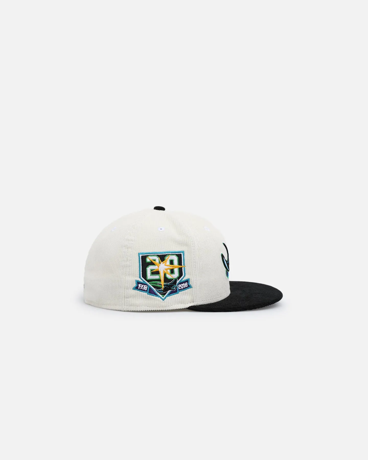 New Era Tampa Bay Rays '2-Tone Corduroy' 59FIFTY Fitted Chrome/Black sold by Culture Kings product image thumbnail 3
