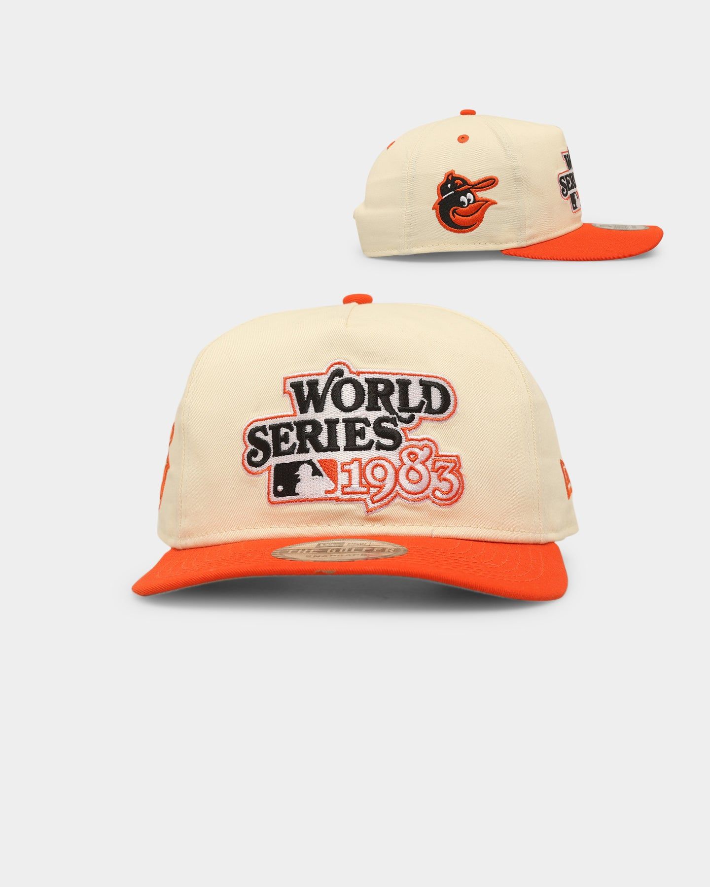 New Era Baltimore Orioles 'World Series 1983' Golfer Snapback Chrome White/Original Team Colours sold by Culture Kings