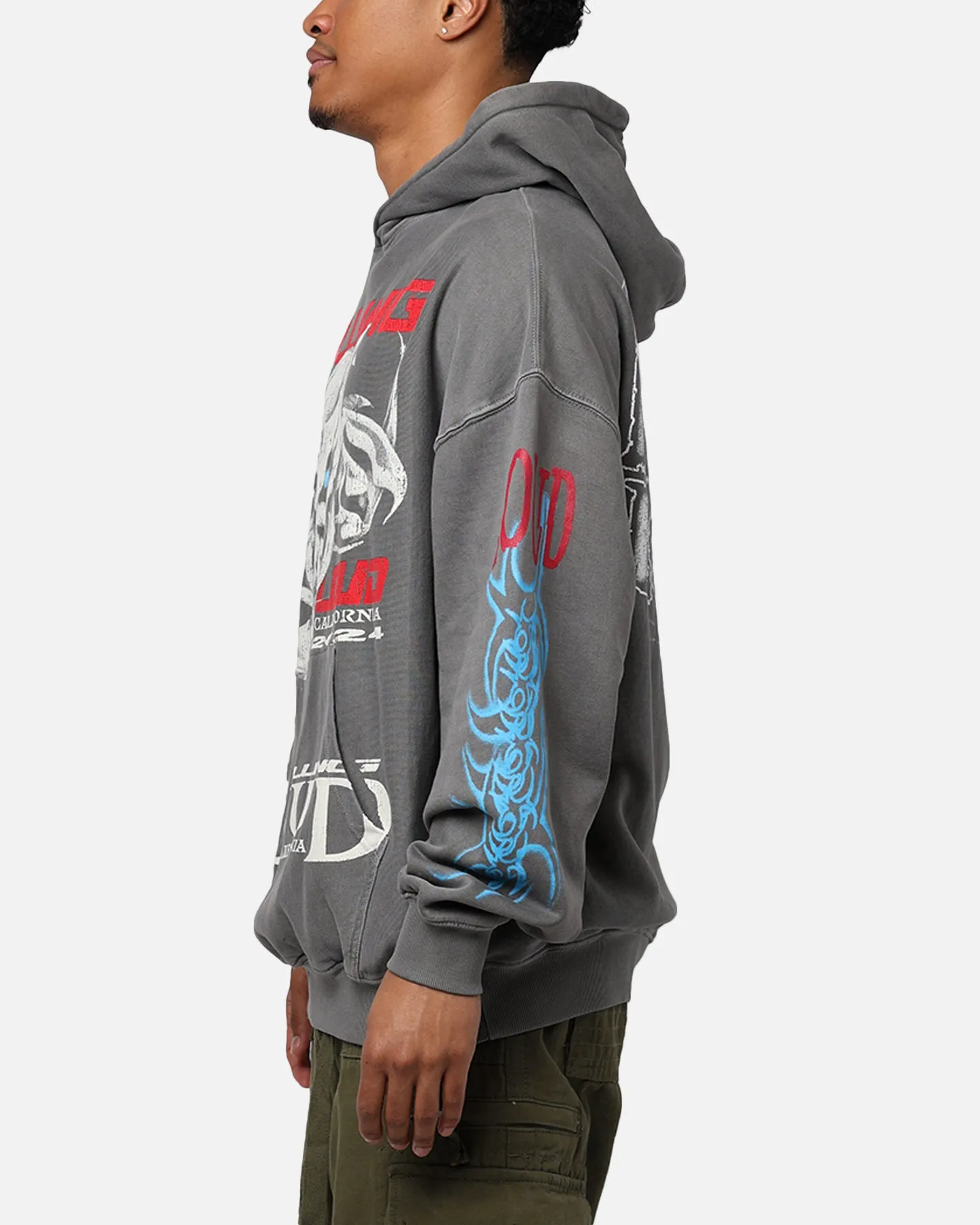 Rolling Loud Culture Hoodie Washed Charcoal sold by Culture Kings product image thumbnail 5