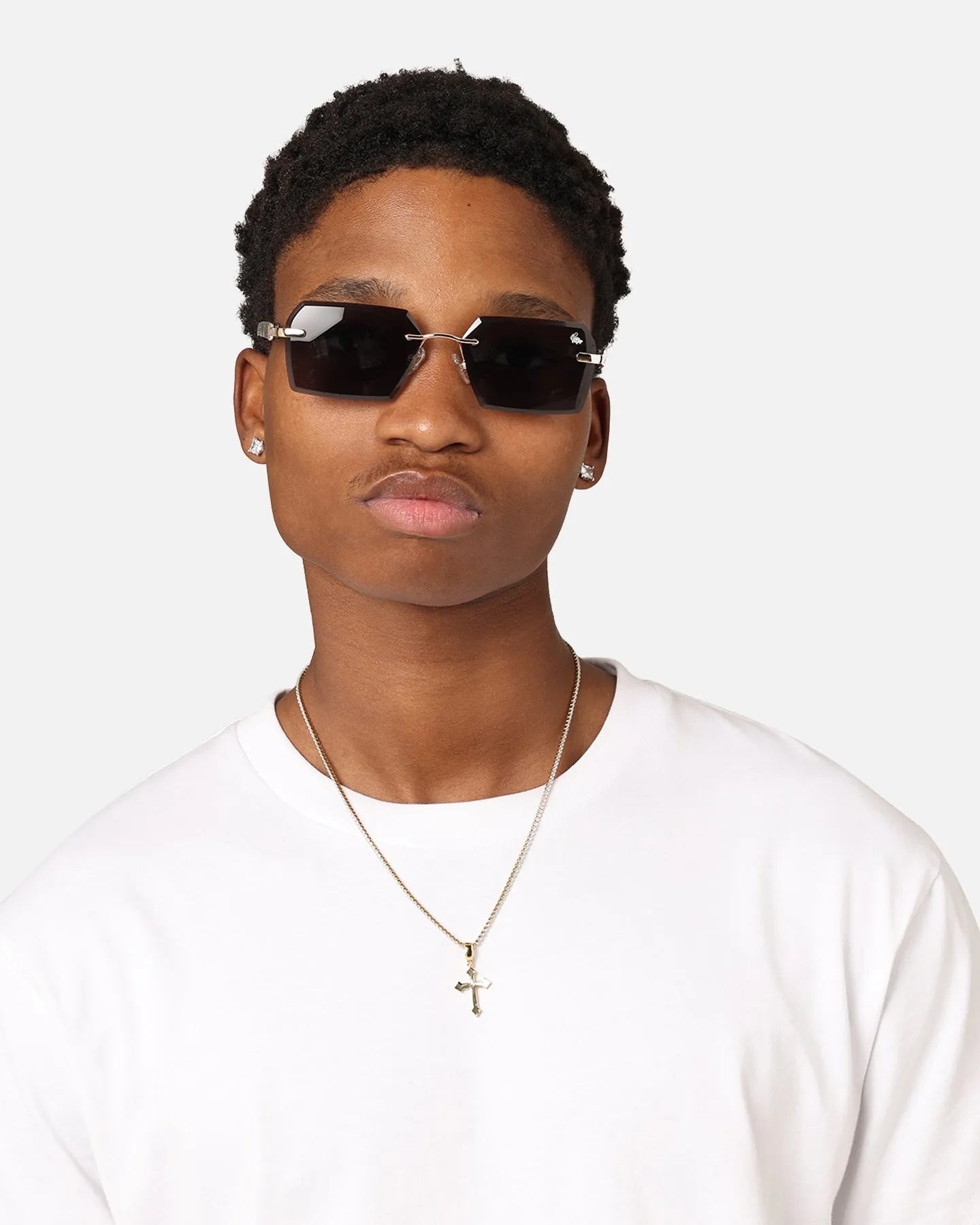 Belvoir & Co X Culture Kings Kennedy Sunglasses Black/Gold/Black sold by Culture Kings product image thumbnail 3