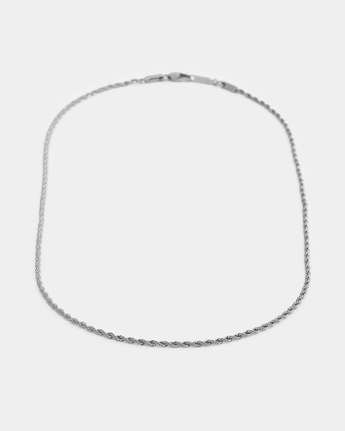 Saint Morta 2mm Rope Chain White Gold sold by Culture Kings product image thumbnail 5