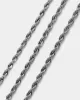 Saint Morta 2mm Rope Chain White Gold sold by Culture Kings
