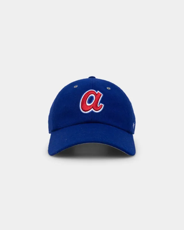 47 Brand Atlanta Braves Wooly '47 Clean Up Strapback Royal sold by Culture Kings