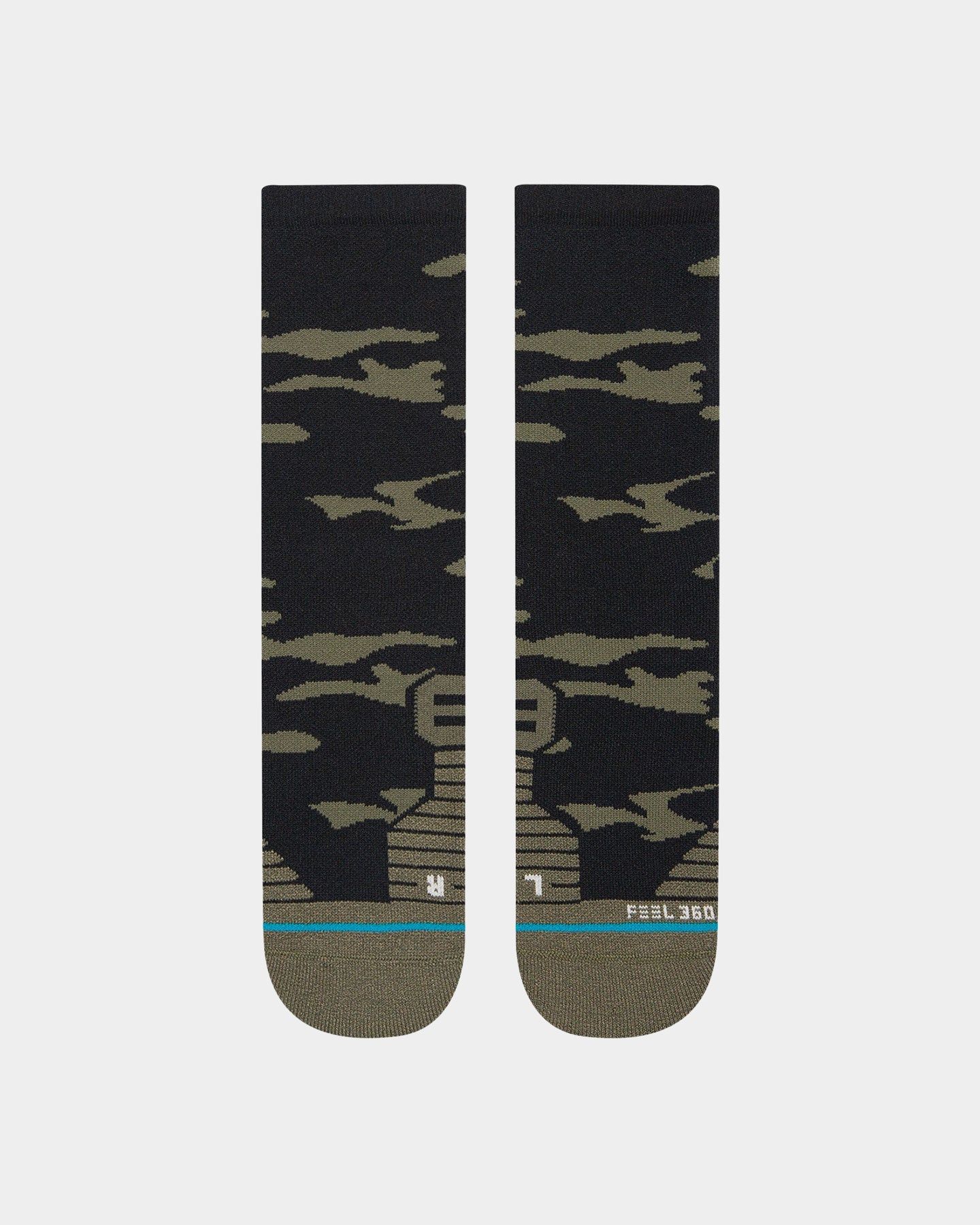 Stance Klickers Crew Socks Camo sold by Culture Kings