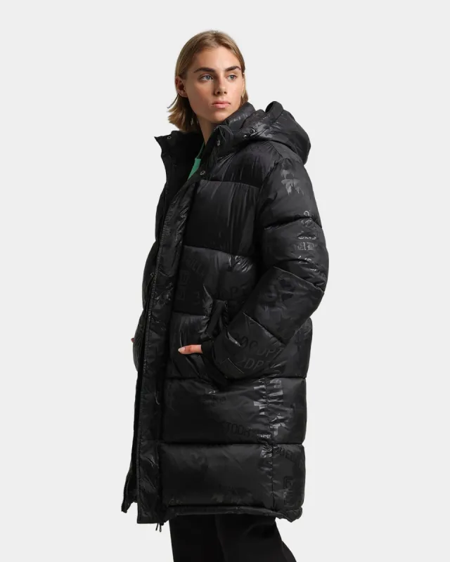 BEENTRILL Logo All Over Puffer Jacket Black/Reflective sold by Culture Kings