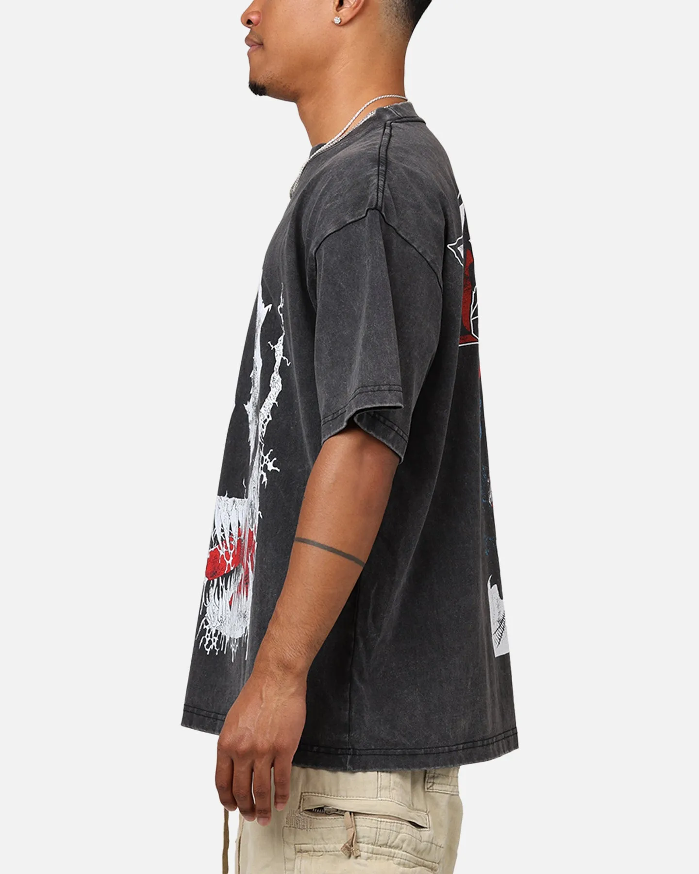 Marvel Spider-Man Venom T-Shirt Black Acidwash sold by Culture Kings product image thumbnail 5