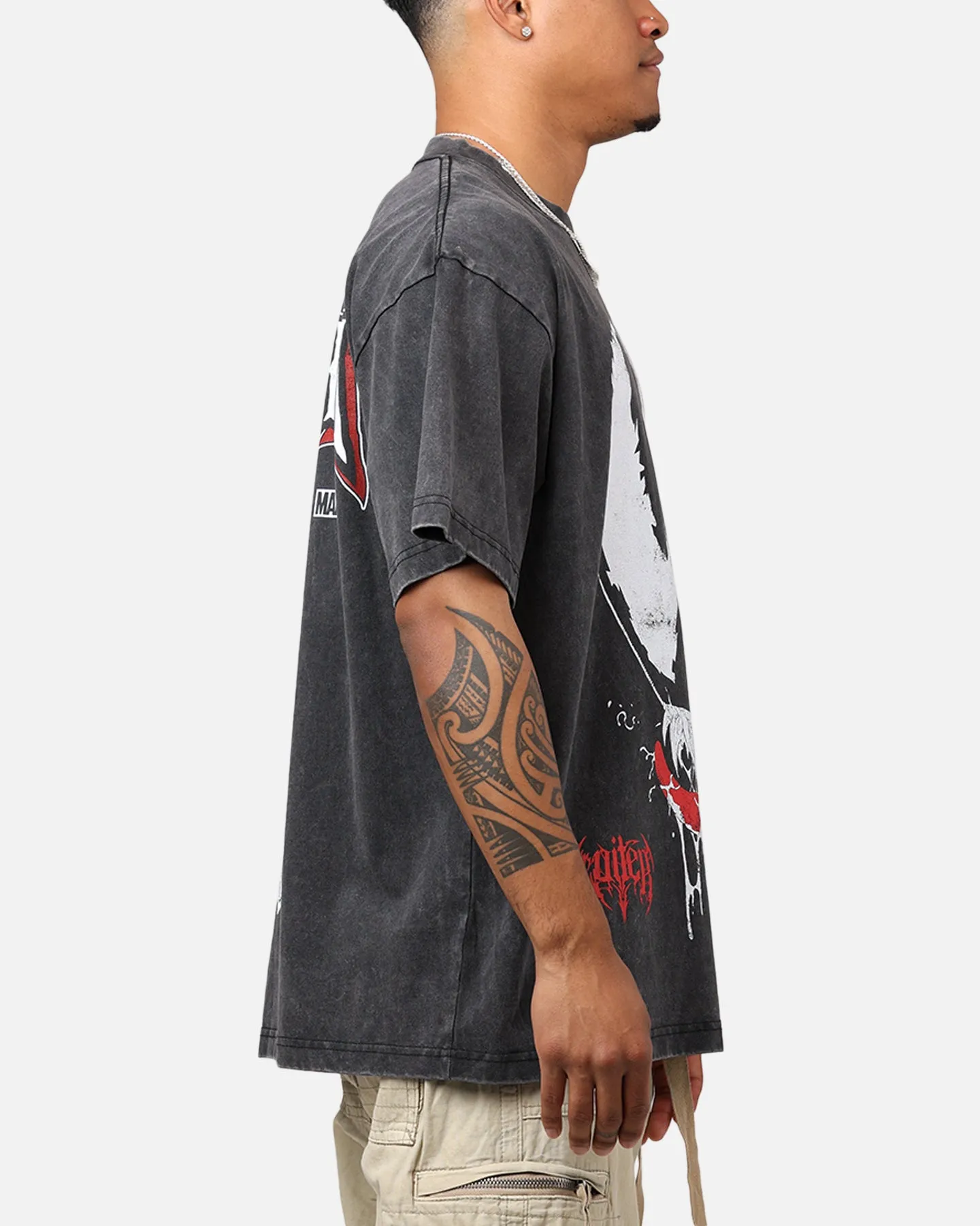 Marvel Spider-Man Venom T-Shirt Black Acidwash sold by Culture Kings product image thumbnail 4