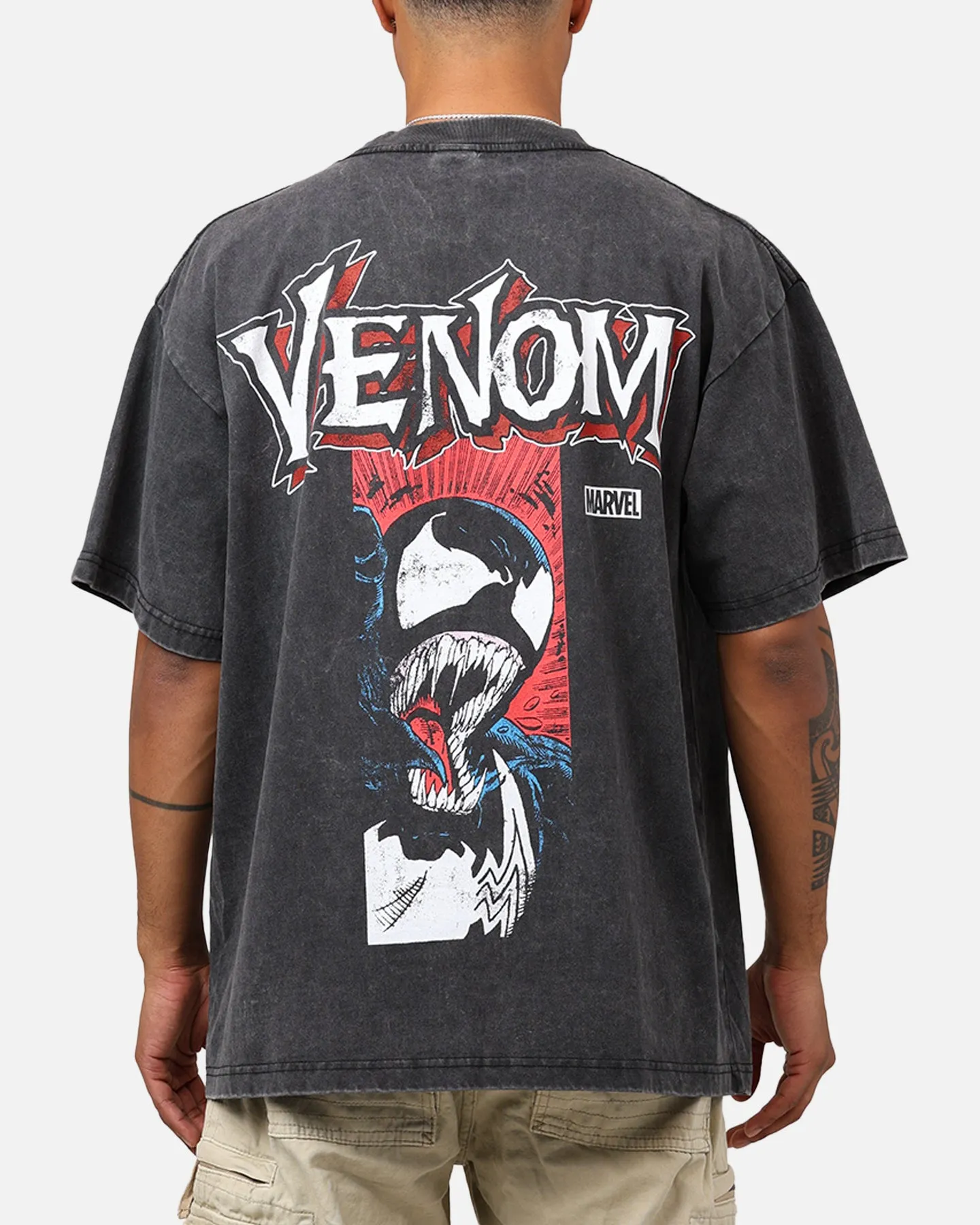 Marvel Spider-Man Venom T-Shirt Black Acidwash sold by Culture Kings product image thumbnail 2