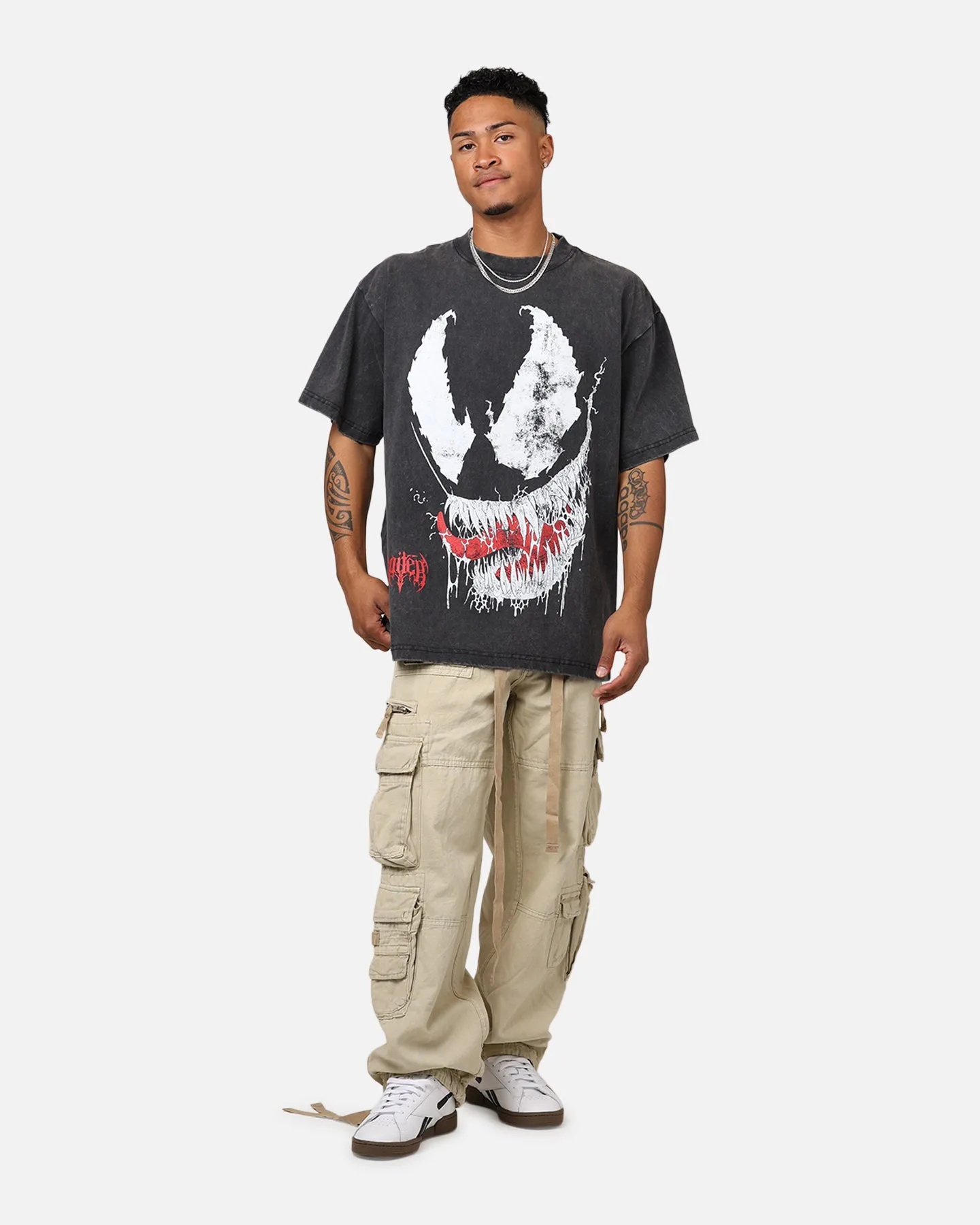 Marvel Spider-Man Venom T-Shirt Black Acidwash sold by Culture Kings product image thumbnail 3