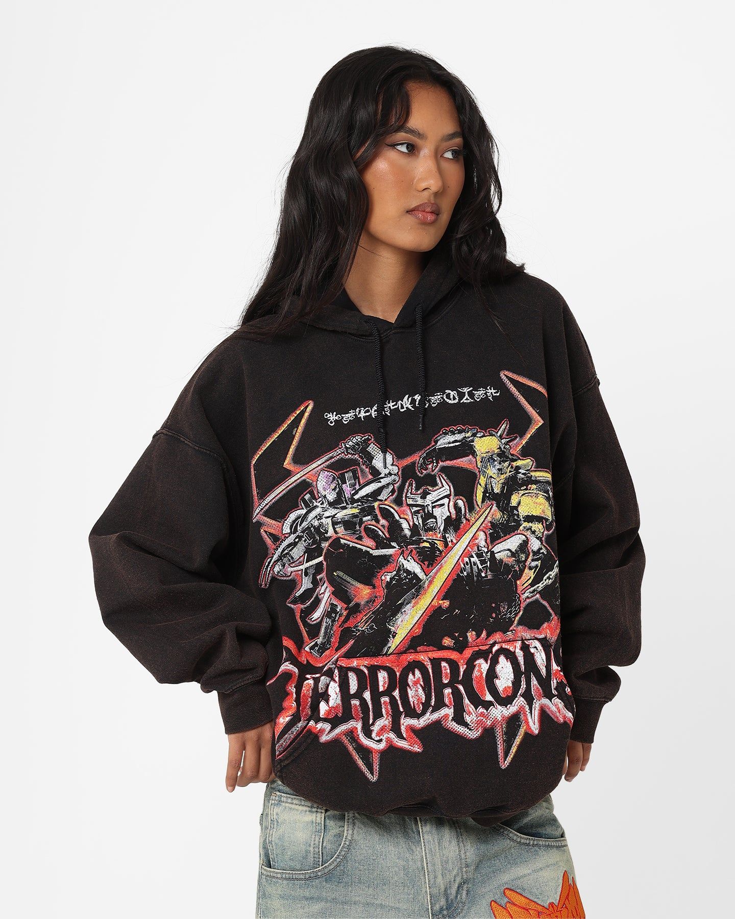Goat Crew X Transformers Terrorcons Vintage Hoodie Black Wash sold by Culture Kings