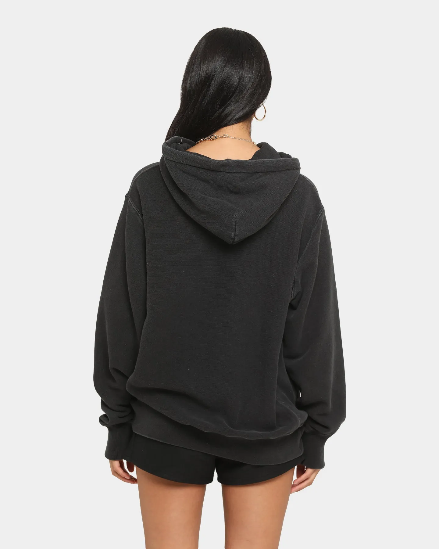 Champion Rebound Rev Weave French Terry Hoodie Washed Black sold by Culture Kings product image thumbnail 3