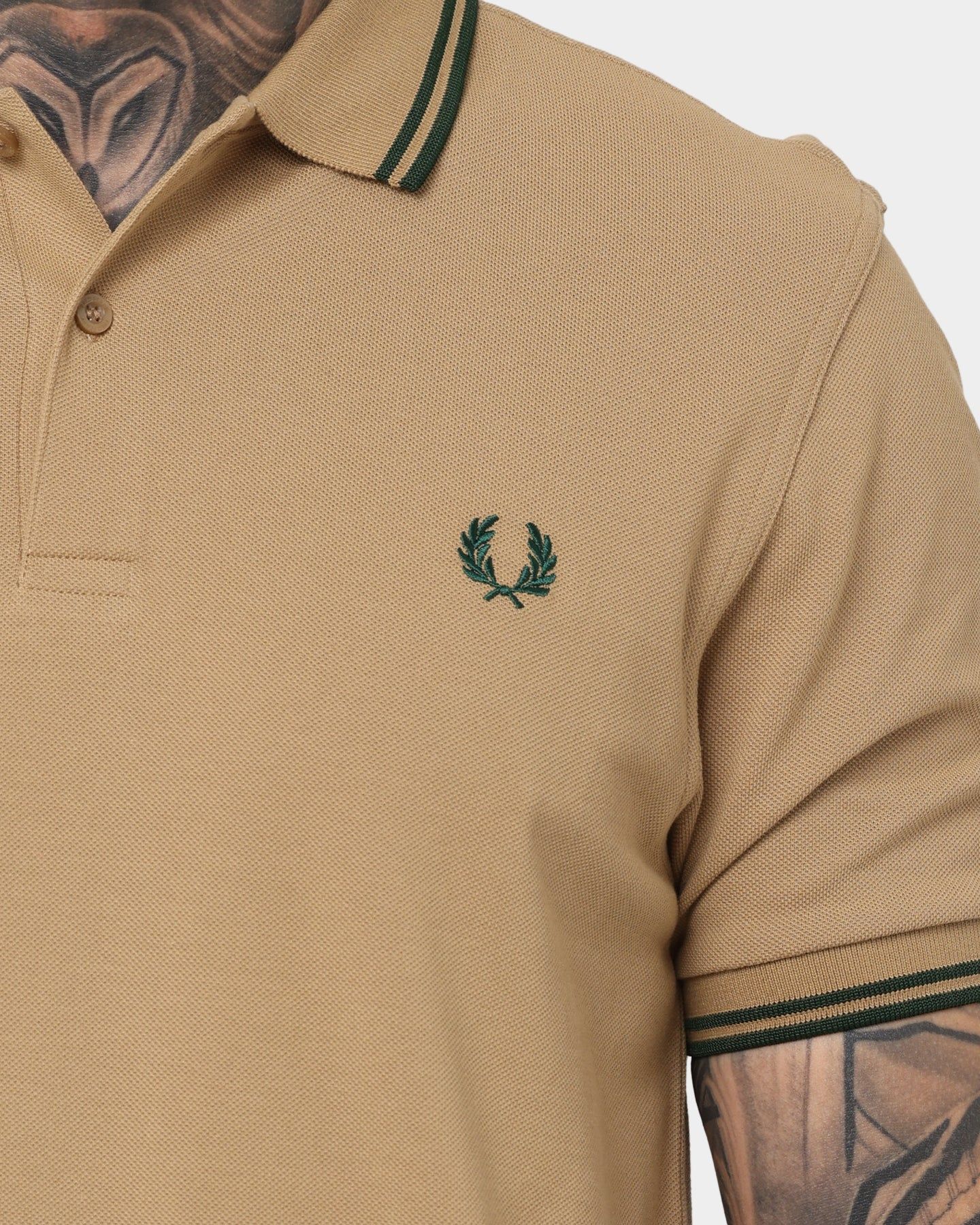 Fred Perry Twin Tipped Fred Perry Shirt Warm Stone sold by Culture Kings product image thumbnail 3