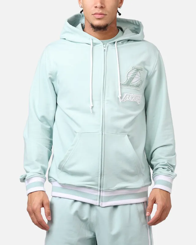 New Era Los Angeles Lakers 'Logo Select Mint' Full Zip Hoodie Mint/White sold by Culture Kings